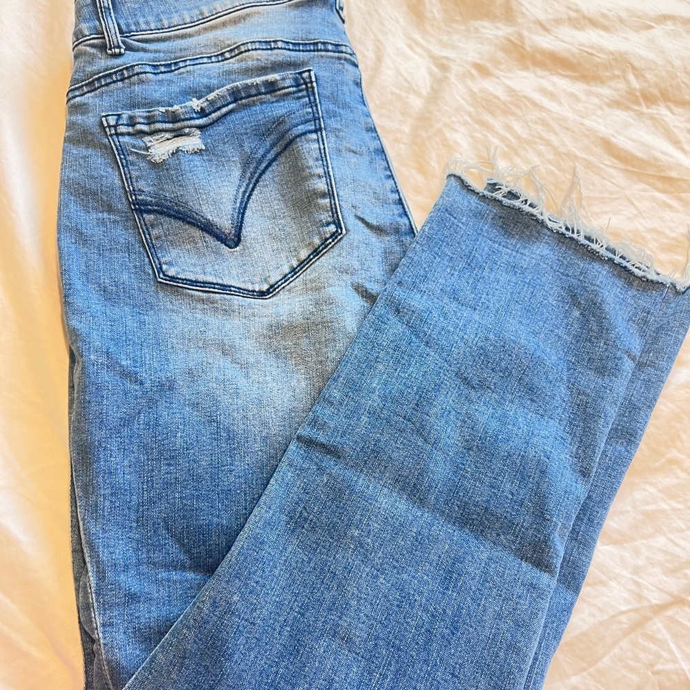 Democracy Light Blue Ankle Jeans